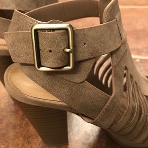 Delicious by Soda Cutout Heel